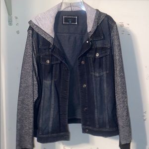 Rue size 3 hooded jeans jacket